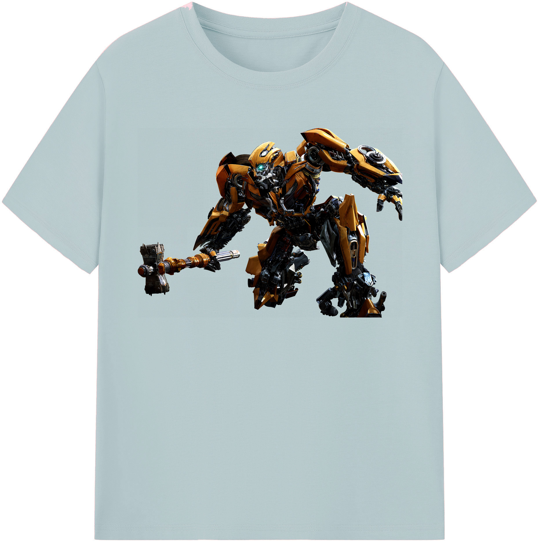 （画像用） Transformers トランスフォーマー 綿100％半袖Tシャツ（フロントプリント）